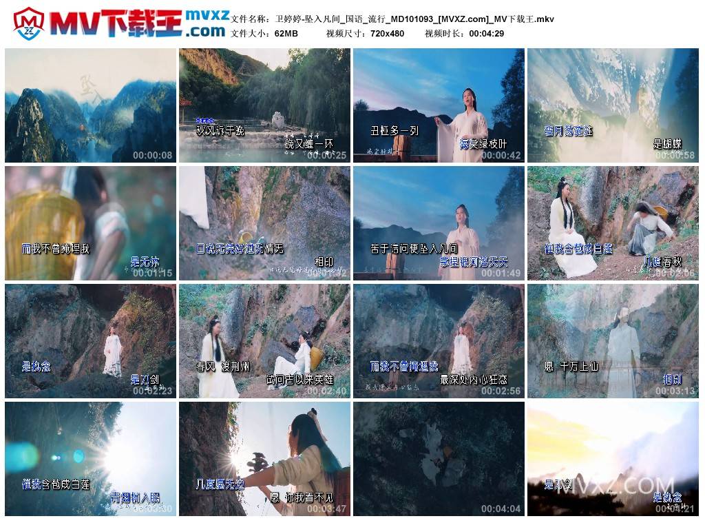 卫婷婷-坠入凡间_国语_流行_MD101093